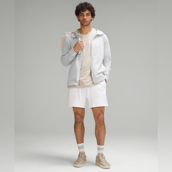 Lululemon City Sweat Full Zip Hoodie Sweatshirt Men’s M Gray Performance - Picture 1 of 9